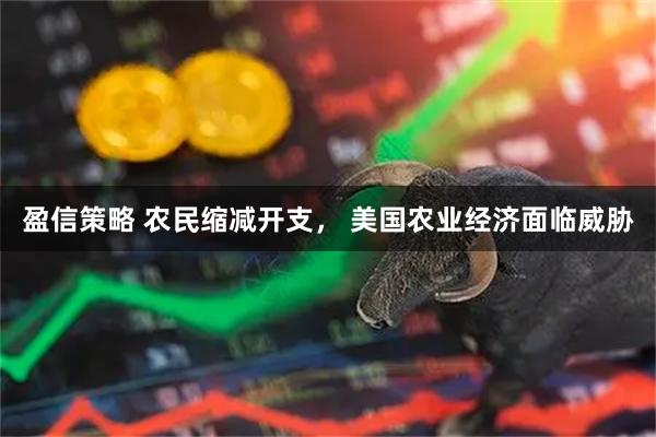 盈信策略 农民缩减开支， 美国农业经济面临威胁